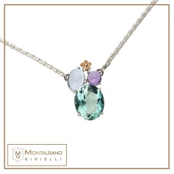 Collana Positano pietra ovale